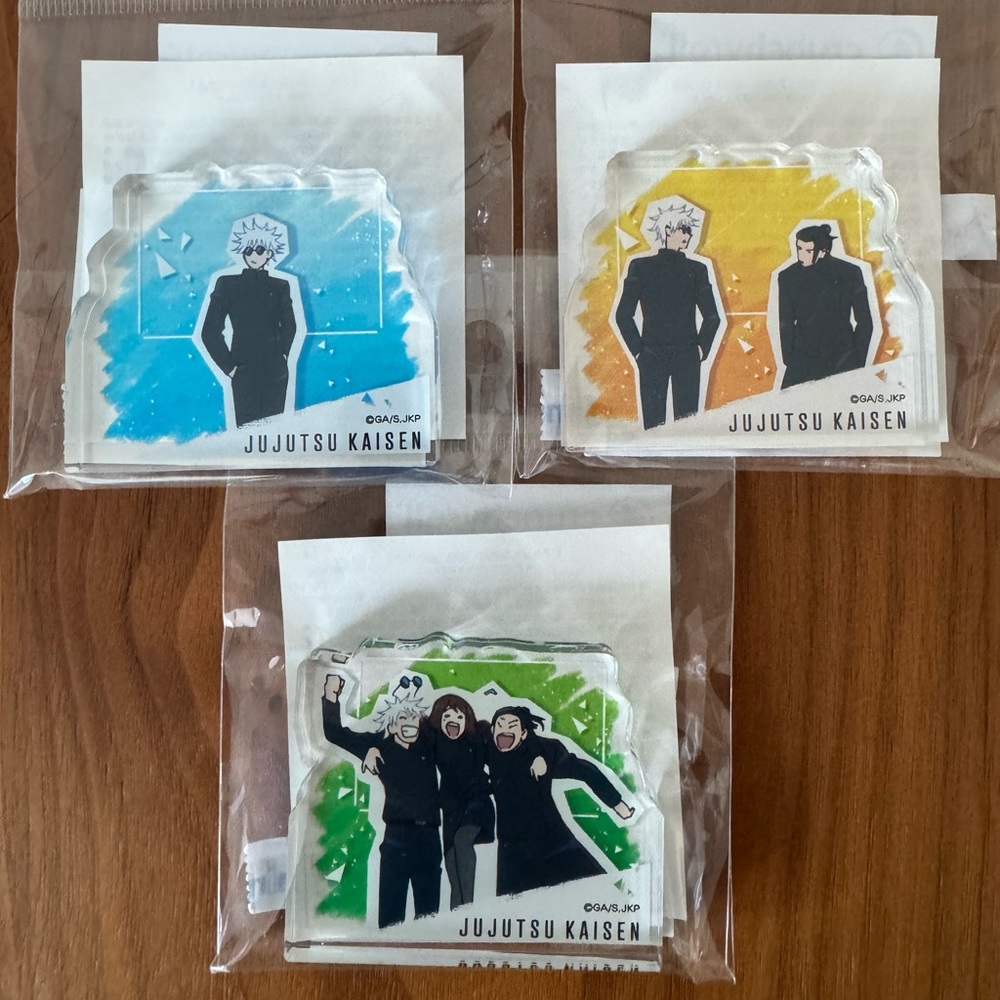 Jujutsu Kaisen season 2 trio hidden inventory arc acrylic block stands